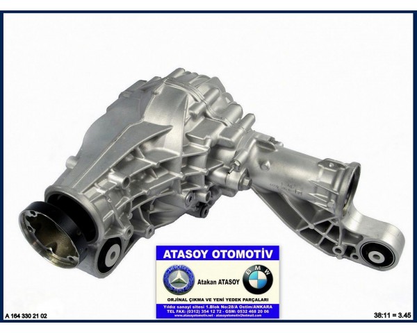 MERCEDES W164 ML320CDI ÖN DEFRANSİYEL 3.45 - 1643302102 A1643302102 ZF 4460060085 ZF LC 400460632524 4460310034 4460310030 4460310031 - 4460-310-034 - 446-0310-030 - 446-0310-031 ML ÖN DEFRANSİYEL ML 3.45 DEFRANSİYEL